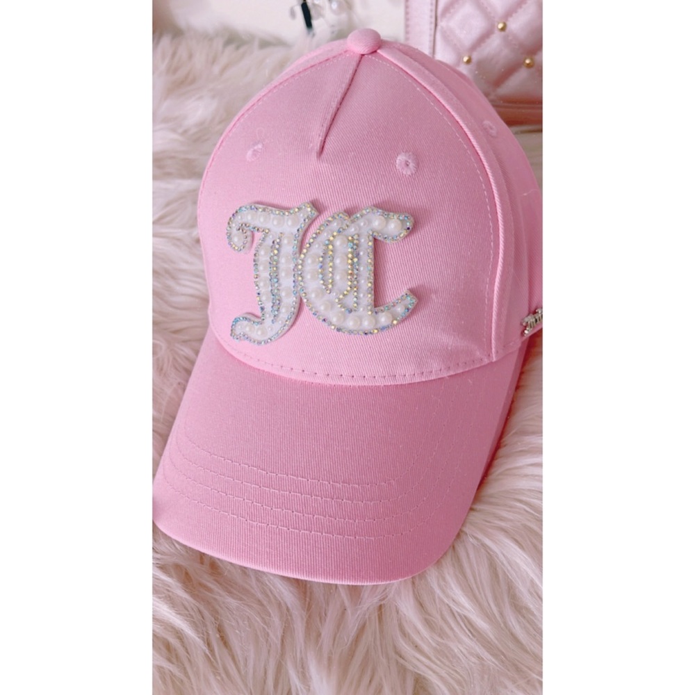 Juicy couture pink pearl cap